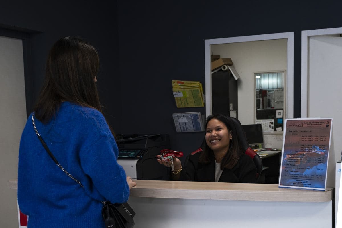 Accueil du service client